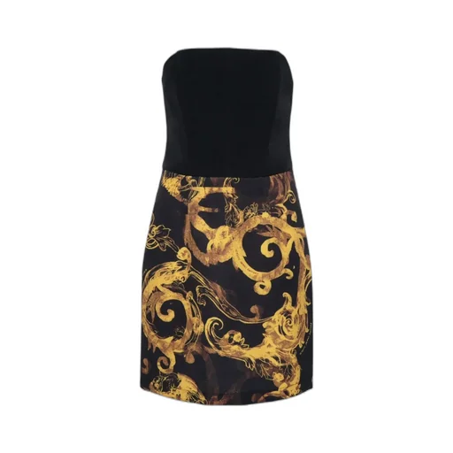 Barocco-Print Mini Dress