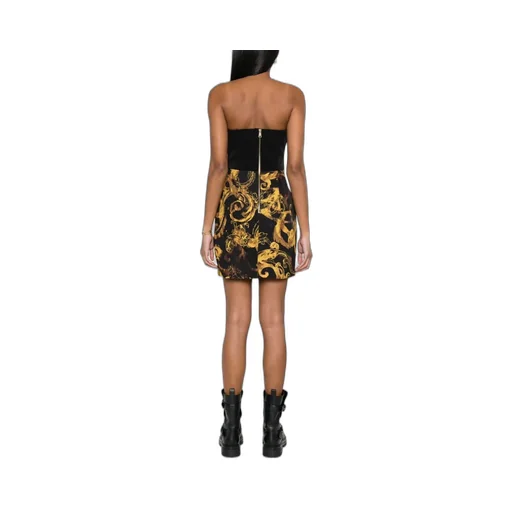Barocco-Print Mini Dress