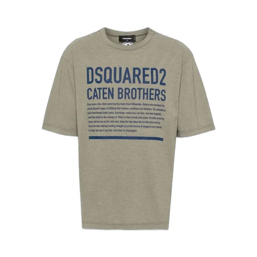 Dsquared2 Logo Printed Crewneck T-Shirt