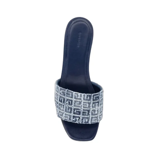 Givenchy 4G Motif Denim Sandlas
