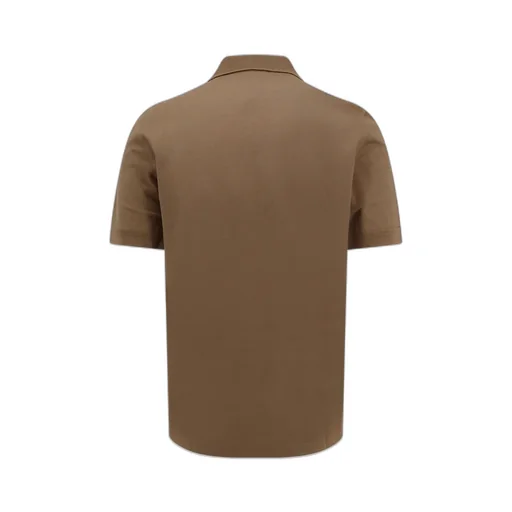 Polo Shirt With Lapel Short Sleeve