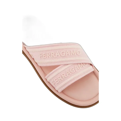 Salvatore Ferragamo Logo Embossed Slip-On Sandals