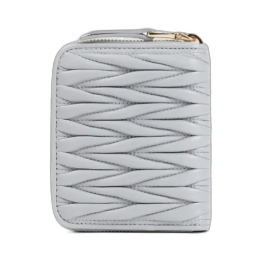 Miu Miu Logo Plaque Zipped Around Wallet