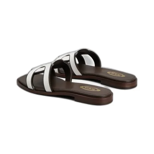 Tod's Logo Strap Slip-On Sandals