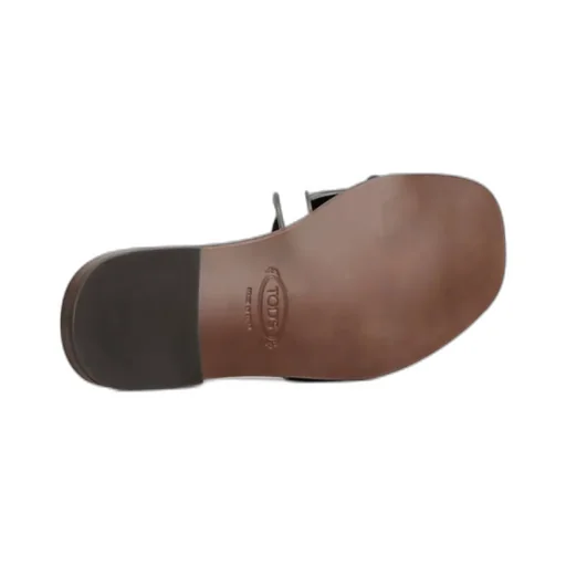 Tod's Logo Strap Slip-On Sandals