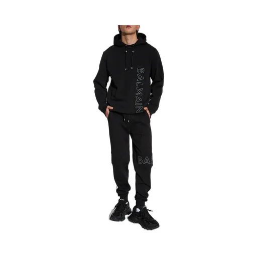 Balmain Logo Detailed Drawstring Joggers