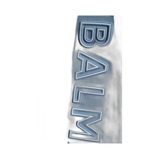 Balmain Logo Embossed Crewneck T-Shirt