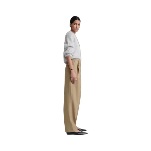 High-Waist Tailored Trousers