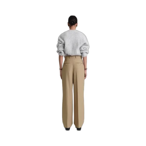 High-Waist Tailored Trousers