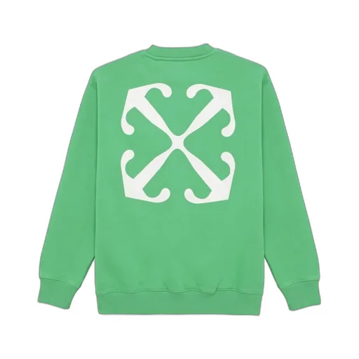 Arrow-Print Cotton Sweatshirt