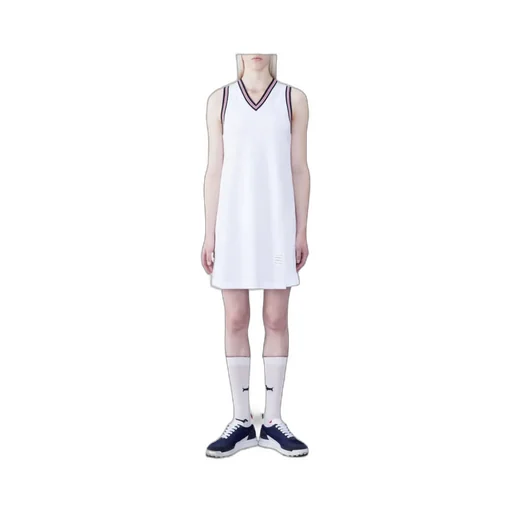 V-Neck Sleeveless Dress