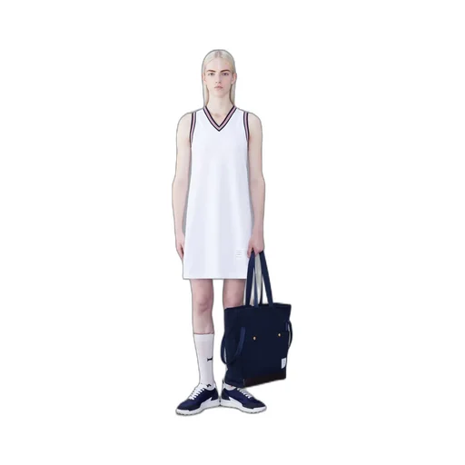 V-Neck Sleeveless Dress