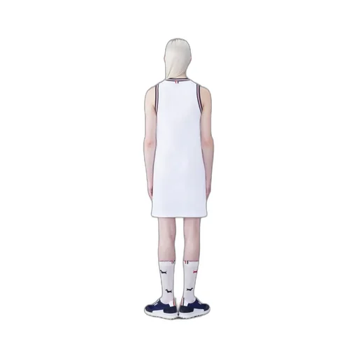 V-Neck Sleeveless Dress