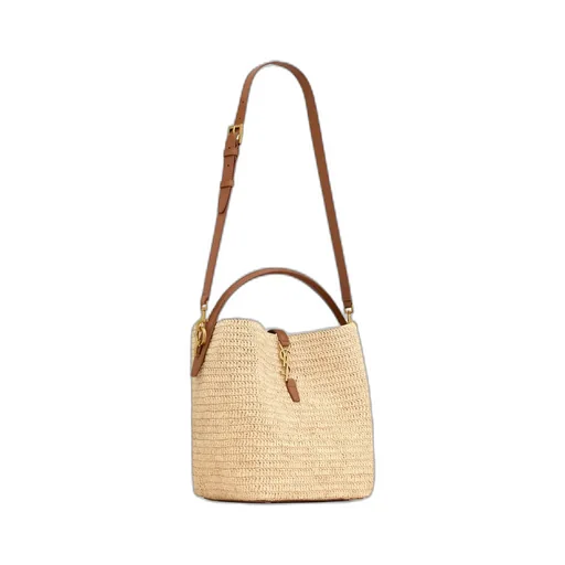 Saint Laurent Le 37 Logo Plaque Bucket Bag