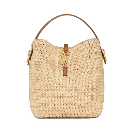 Saint Laurent Le 37 Logo Plaque Bucket Bag