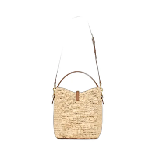Saint Laurent Le 37 Logo Plaque Bucket Bag