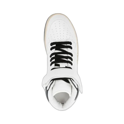 Saint Laurent Round Toe Lace-Up Sneakers