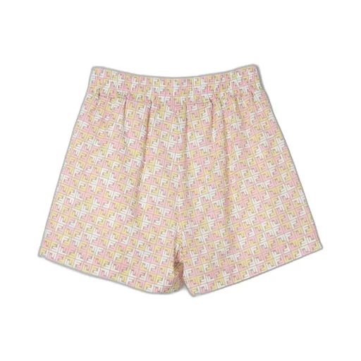 Fendi Kids Ff Printed Elasticated Waistband Shorts