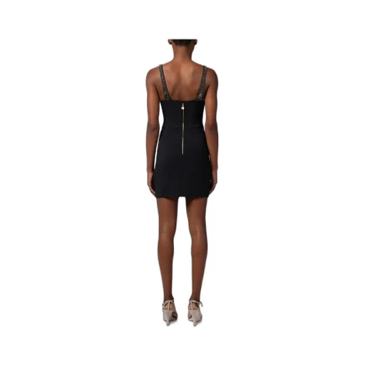 Elisabetta Franchi Embellished Sleeveless Mini Dress