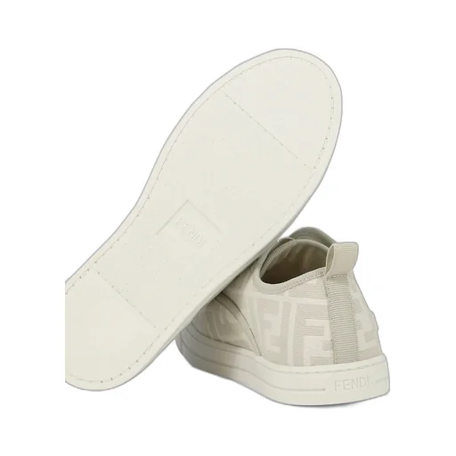 Fendi Kids Ff Jacquard Slip-On Sneakers