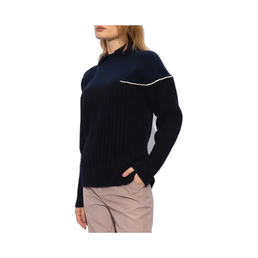 Collar Detail Wool Jumper