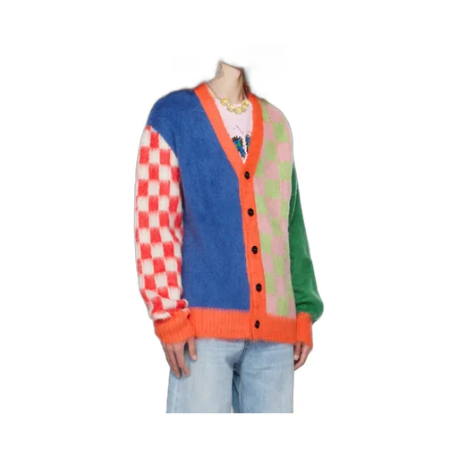 Y-Neck Long-Sleeved Sweater