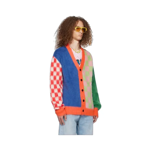 Y-Neck Long-Sleeved Sweater