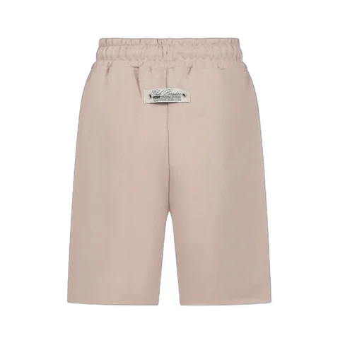 Msgm Kids Logo Printed Drawstring Bermuda Fleece Shorts