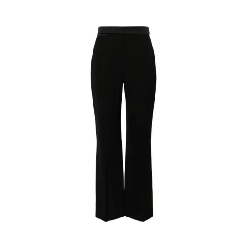 Pressed-Crease Long-Length Straight-Leg Trousers