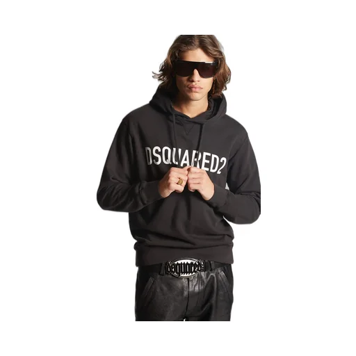 Dsquared2 Logo Printed Drawstring Hoodie