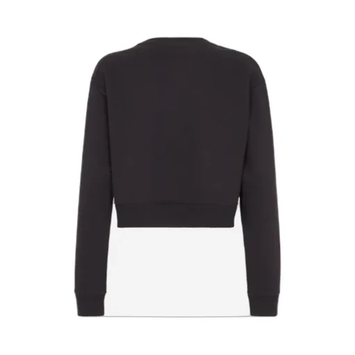 Fendi Logo Embroidered Crewneck Sweatshirt