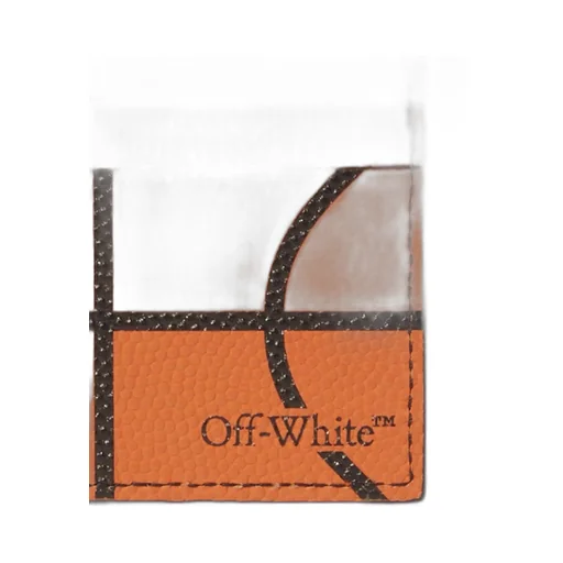 Off-White Basketball Logo Printed Cardholder