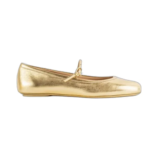 Gianvito Rossi Carla Round Toe Ballerina Shoes