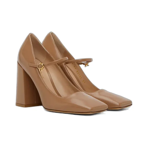 Logo Buckle High Heels