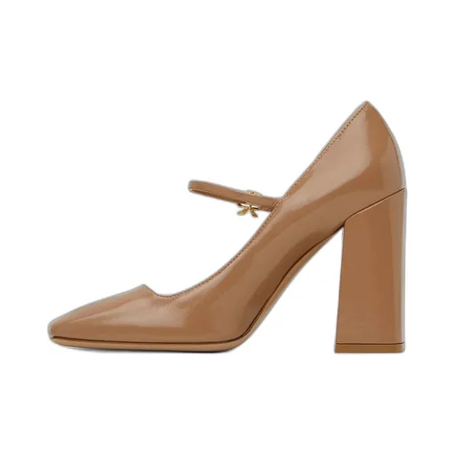 Logo Buckle High Heels