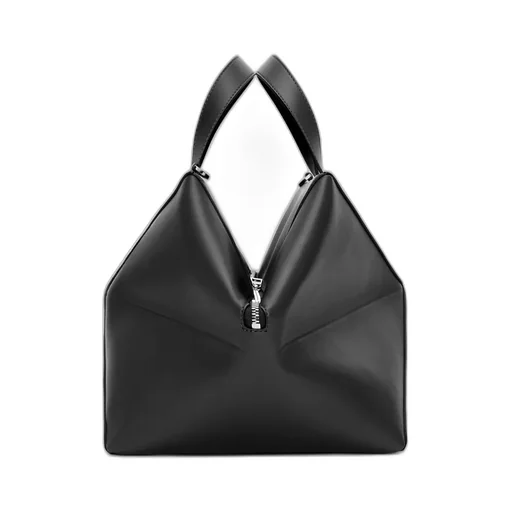 Puzzle Fold Duffle In Shiny Calfskin
