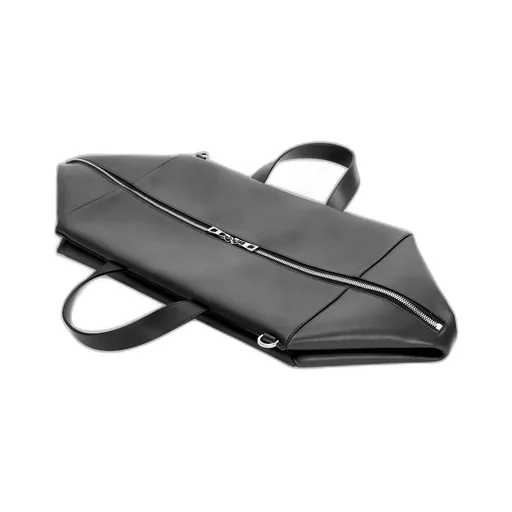 Puzzle Fold Duffle In Shiny Calfskin