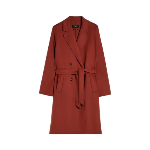 Double-Breasted Wool Coat