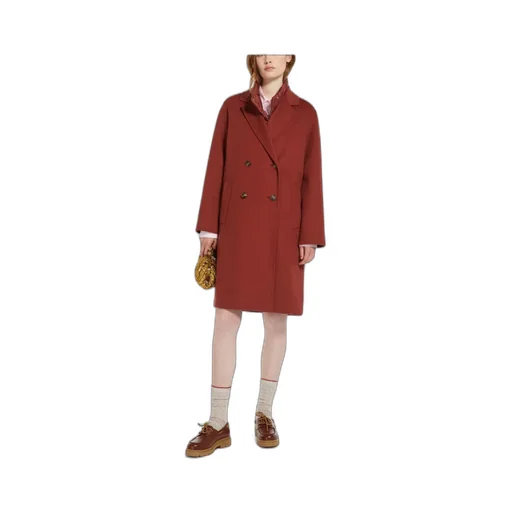 Double-Breasted Wool Coat