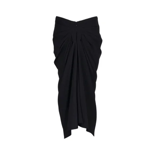 Dries Van Noten Ruched Zipped Skirt