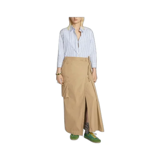 Dries Van Noten Slit Detailed Maxi Skirt