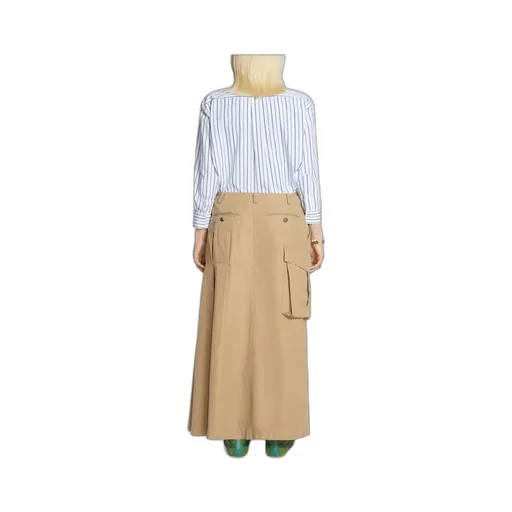 Dries Van Noten Slit Detailed Maxi Skirt