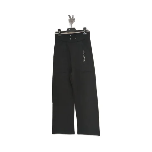 Balmain Drawstring Wide Leg Pants