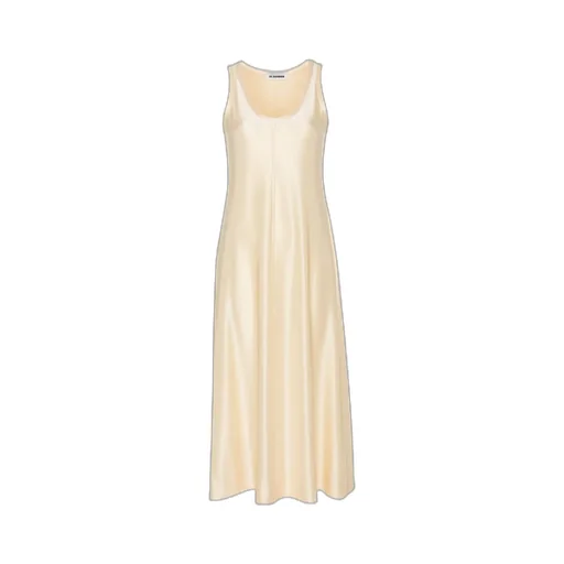 Scoop-Neck Sleeveless Dress