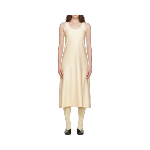 Scoop-Neck Sleeveless Dress
