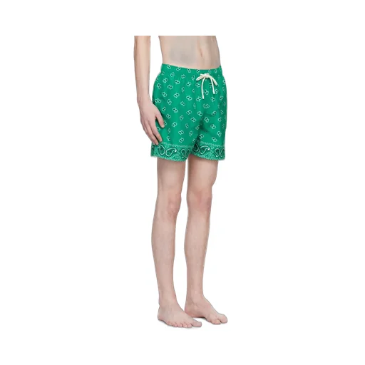 Palm Angels Paisley-Printed Drawstring Swim Shorts
