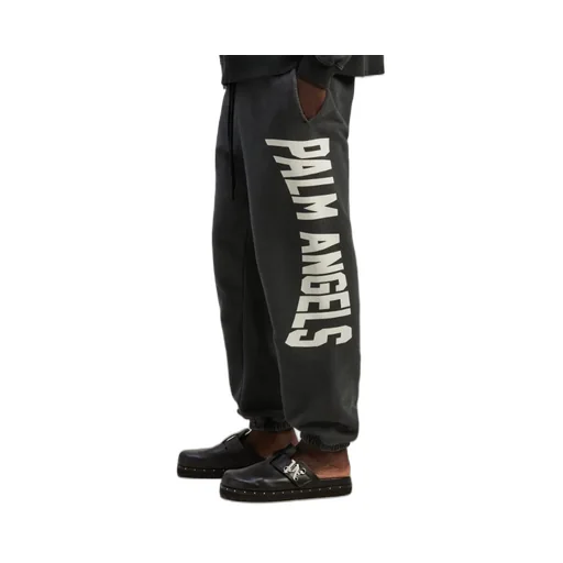 Palm Angels Logo Printed Drawstring Sweatpants
