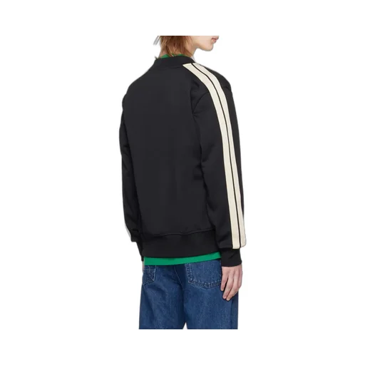 Palm Angels Logo Embroidered Zipped Sweatshirt