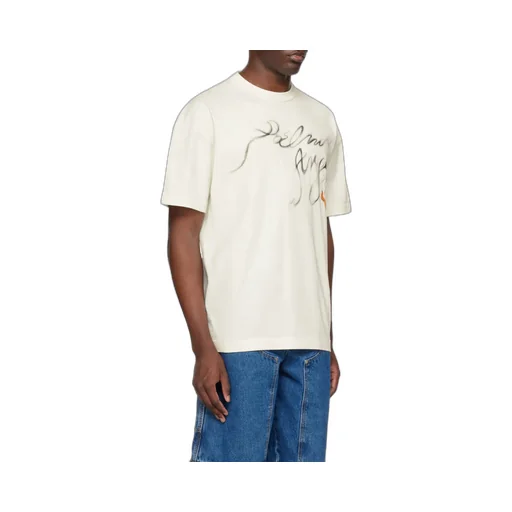 Palm Angels Logo Printed Crewneck T-Shirt
