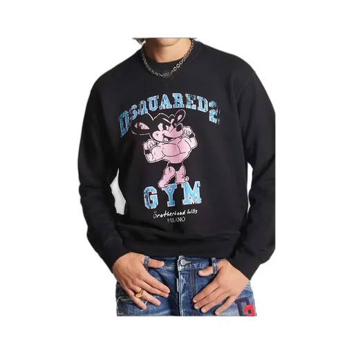 Dsquared2 Graphic Printed Crewneck Sweatshirt
